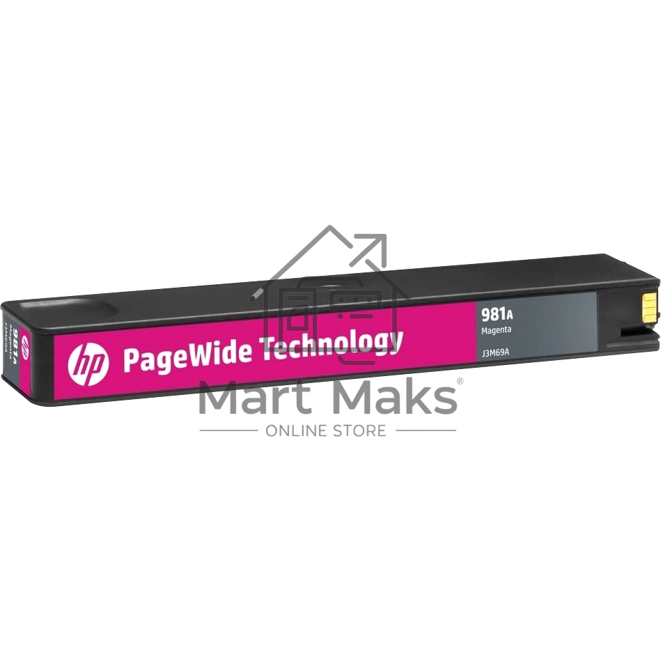 Картридж струйный HP 981A пурпурный для HP Color PageWide Ent Flow MFP 586, 566 6000 стр