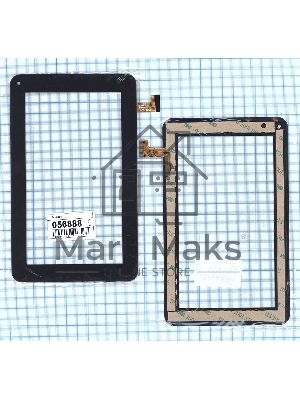 Сенсорное стекло (тачскрин) 10112-0A4945E, черное