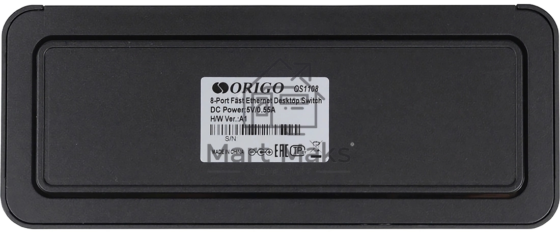 Неуправляемый 8-портовый коммутатор ORIGO OS1108/A1A 100 Мбит/с