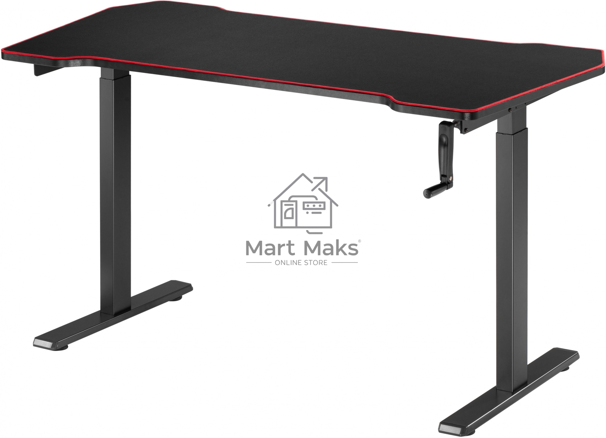 Стол для компьютера Cactus CS-MDL-BK столешница МДФ, черный