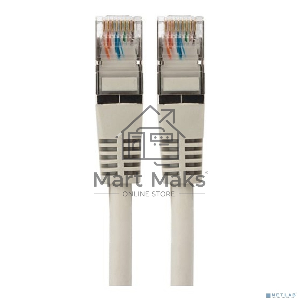 Пaтч-корд F/UTP Rexant, категория 5e, RJ45-RJ45, экранированный, 24AWG, LSZH, серый, 3м