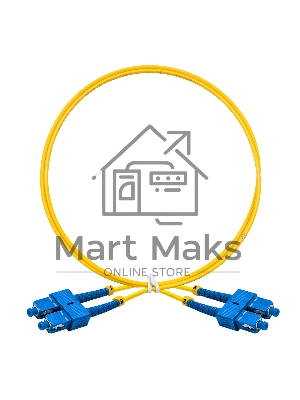 Патч-корд волоконно-оптический ExeGate FC-D-9-SC-SC-1M-LSZH (Шнур ВО SM 9/125 (OS2/G.652.D), SC/UPC-SC/UPC, Duplex, LSZH, 1м)