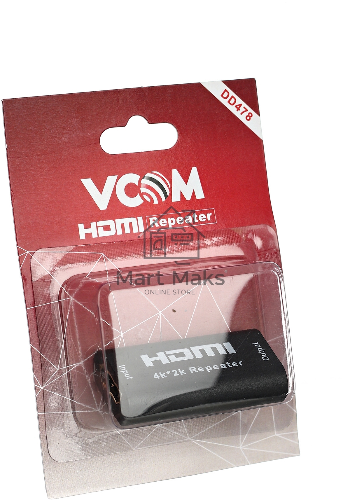 Усилитель (Repeater) HDMI сигнала до 40m VCOM <DD478>
