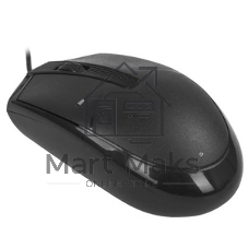 Мышь проводная Perfeo PROFIL черный, 1600 dpi, USB, кнопки - 4