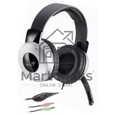 Гарнитура Genius HS-05A серый-чёрный, проводная, 3.5 мм
