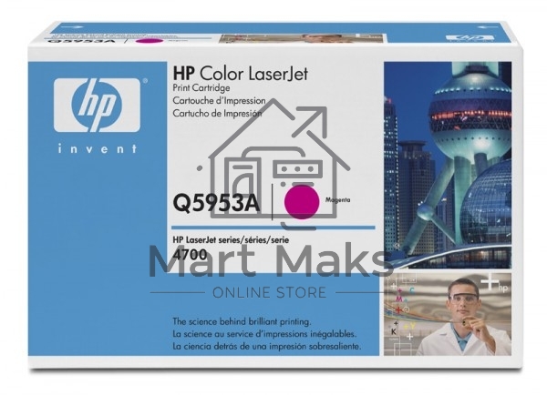 Картридж лазерный HP Q5953A пурпурный для Color LaserJet 4700 10000стр.