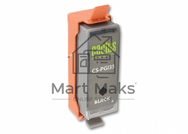 Картридж струйный Cactus CS-PGI35 черный (9 мл) для Canon iP100