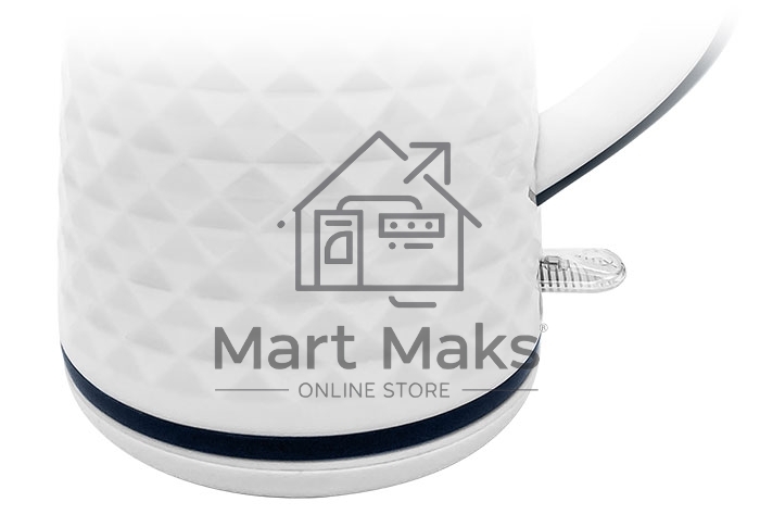 Чайник Centek CT-0025 (White) металл 1.8л, 1800W, двойные стенки, кнопка вкл. на ручке