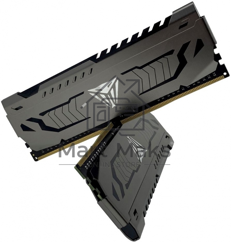 Оперативная память Patriot Viper Steel, DDR4, 16GB (2x8 GB), 3733 MHz, CL17, DIMM, радиатор, черный