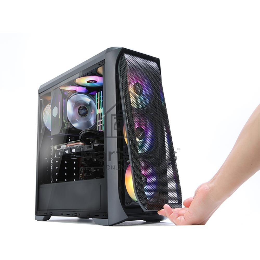 Компьютерный корпус ZALMAN N5 MF, ATX, BLACK, WINDOW, 1x5.25