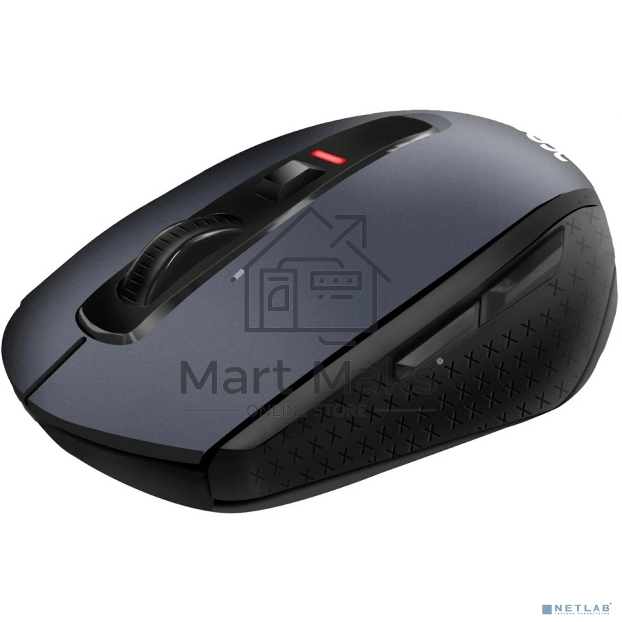 Мышь беспроводная Acer OMR070 черный, 1600 dpi, радиоканал, Bluetooth, USB, кнопки - 6