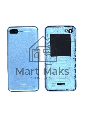 Задняя крышка для Xiaomi Redmi 6A синяя