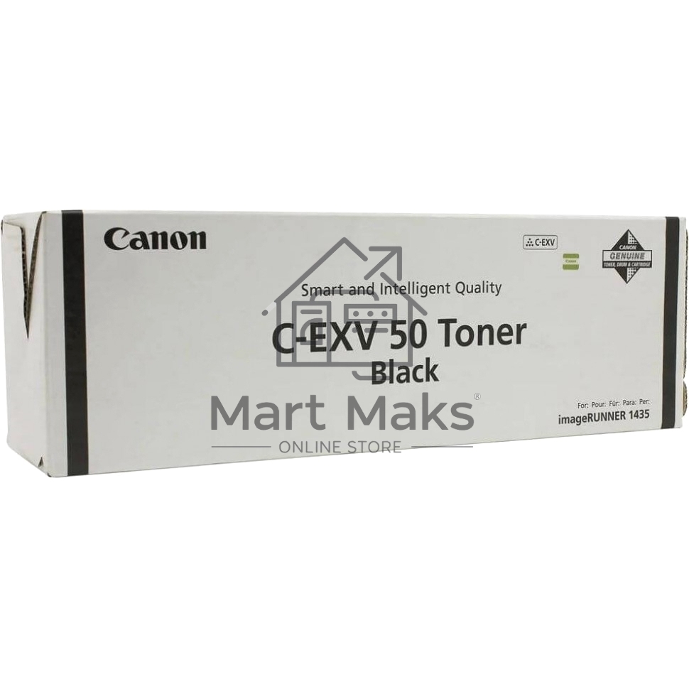 Картридж лазерный Canon C-EXV 50 Toner Black (9436B002), черный, 17600 стр при 6% (689g*1), для IR1435/1435i/1435iF