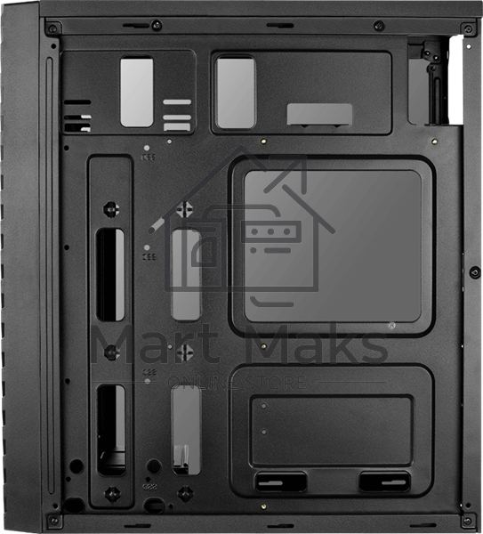 Компьютерный корпус Aerocool / Formula Streak-A-BK-v1 черный без БП ATX 1x80mm 2xUSB2.0 1xUSB3.0 audio