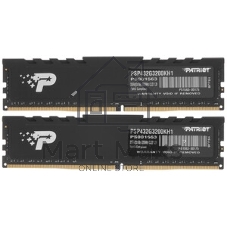 Оперативная память Patriot Signature, DDR4, 32GB (1x32 GB), 3200 MHz, CL22, DIMM