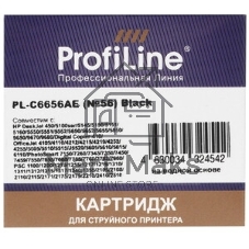 Картридж струйный ProfiLine PL-C6656A для принтеров HP DJ 450/2400/5550/7150/7350/7550/PSC/1110/OJ 4105/Fax 1240 Black пигмент