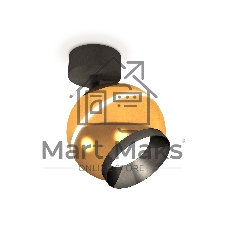 Комплект поворотного светильника Ambrella light XM1105001 PYG/SBK/PBK золото желтое полированное/черный песок/черный полированный MR16 GU5.3 LED 3W