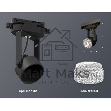 Светильник Ambrella light XT6602060 PBK/CL черный полированный/прозрачный MR16 GU10 (C6602, N6150)