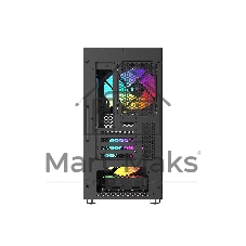 Корпус SAMA S30, Mini-Tower, чёрный, 2 x 140 мм, 1 x 120 мм