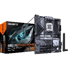 Материнская плата Gigabyte B650E EAGLE WIFI6E, AM5, AMD B650E, 4xDDR5, 4xSATA, 3xM.2, 1xPCIe 5.0 x16, 1xPCIe 4.0 x4, 2xPCIe 3.0 x1, 1xHDMI, 1xDP, 1x2.5Gb LAN, Wi-Fi 6E, Bluetooth 5.3, 1xUSB-C 5Gbps, 2xUSB-A 10Gbps, 2xUSB-A 5Gbps, 4xUSB-A 2.0, 1xPS/2, 3x3.5 мм, 7.1, ATX