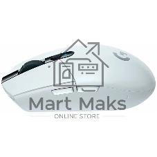 Мышь беспроводная Logitech G304 Lightspeed белый, 12000 dpi, радиоканал, USB, кнопки - 6