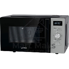 Микроволновая печь Gorenje MO20A4XH нержавеющая сталь/черный, 20 л, 800 Вт, переключатели - кнопки/поворотный механизм