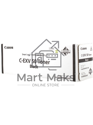 Картридж лазерный Canon C-EXV 50 Toner Black (9436B002), черный, 17600 стр при 6% (689g*1), для IR1435/1435i/1435iF