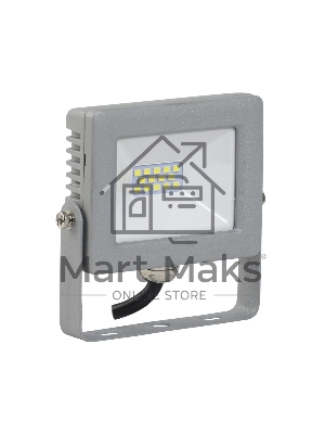 Прожектор Iek LPDO701-10-K03 СДО 07-10 светодиодный серый IP65 6500 K IEK