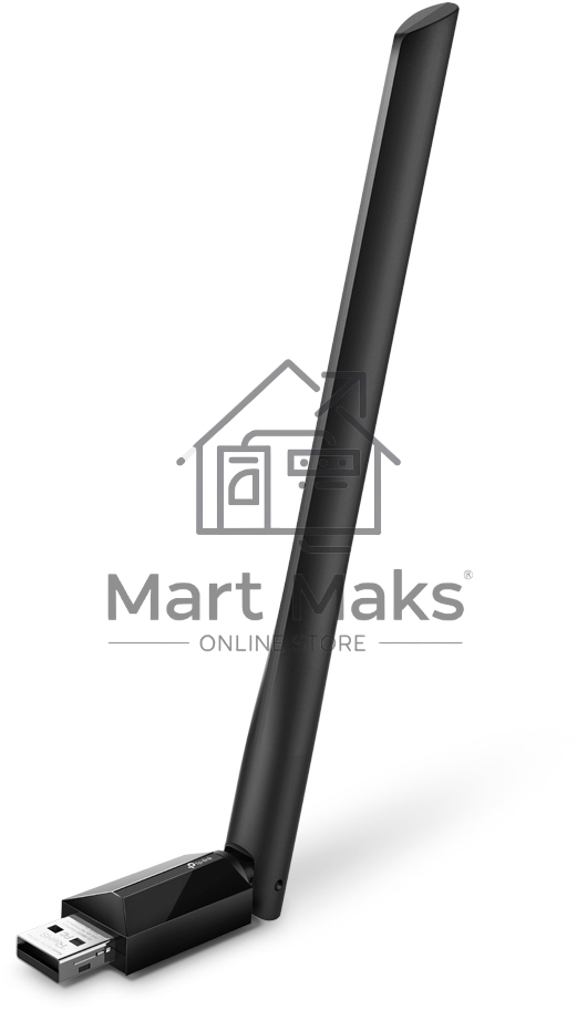 Беспроводный двухдиапазонный USB2.0 адаптер TP-Link Archer T2U Plus, 433Мбит/с + 200Мбит/с