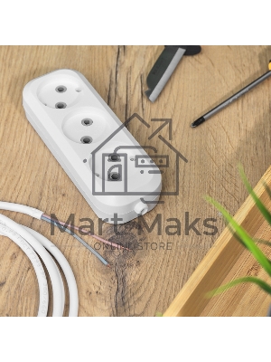 Колодка Rexant 3 гнезда без заземления