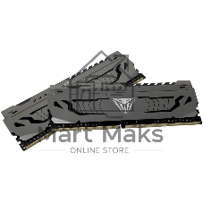 Оперативная память Patriot Viper Steel, DDR4, 16GB (2x8 GB), 3733 MHz, CL17, DIMM, радиатор, черный