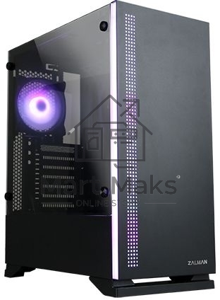 Компьютерный корпус ZALMAN S5, ATX, BLACK, WINDOW, 2xCOMBO (3.5