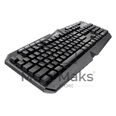 Клавиатура с подсветкой Gembird KB-G420L, USB, черный, 114 кл., м/медиа, Rainbow, кабель 1.5м