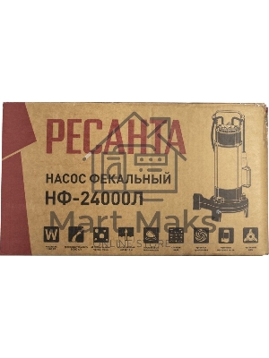Фекальный насос НФ-24000Л Ресанта