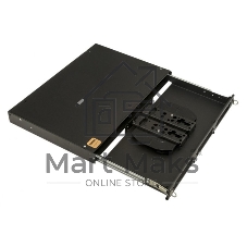 Бокс оптический универсальный Hyperline FO-19V-1U-3xSLT-W130H30-24UN-BK 19