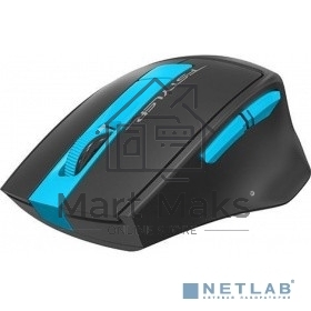 Мышь беспроводная A4Tech Fstyler FG30 серый/синий, 2000 dpi, радиоканал, USB, кнопки - 5