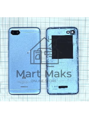Задняя крышка для Xiaomi Redmi 6A синяя