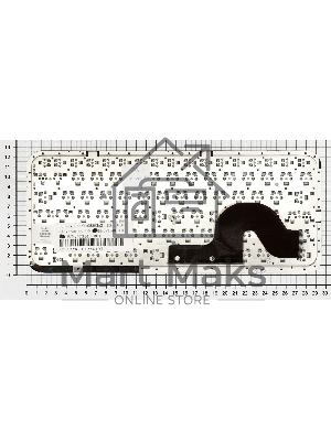 Клавиатура для ноутбука HP Pavilion dm3 dm3-1000 черная с серой рамкой