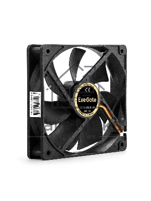 Вентилятор для корпуса ExeGate EX12025B3P-24 черный, 120 мм, 2200 об/мин, 35.6 дБ, 3 pin