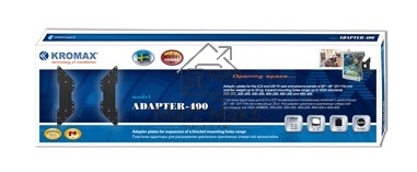 Удлинитель для кронштейнов Kromax ADAPTER-400, аксессуар, расширение до VESA 200/300*200/300/400*200/400*300/400 мм, max 35 кг