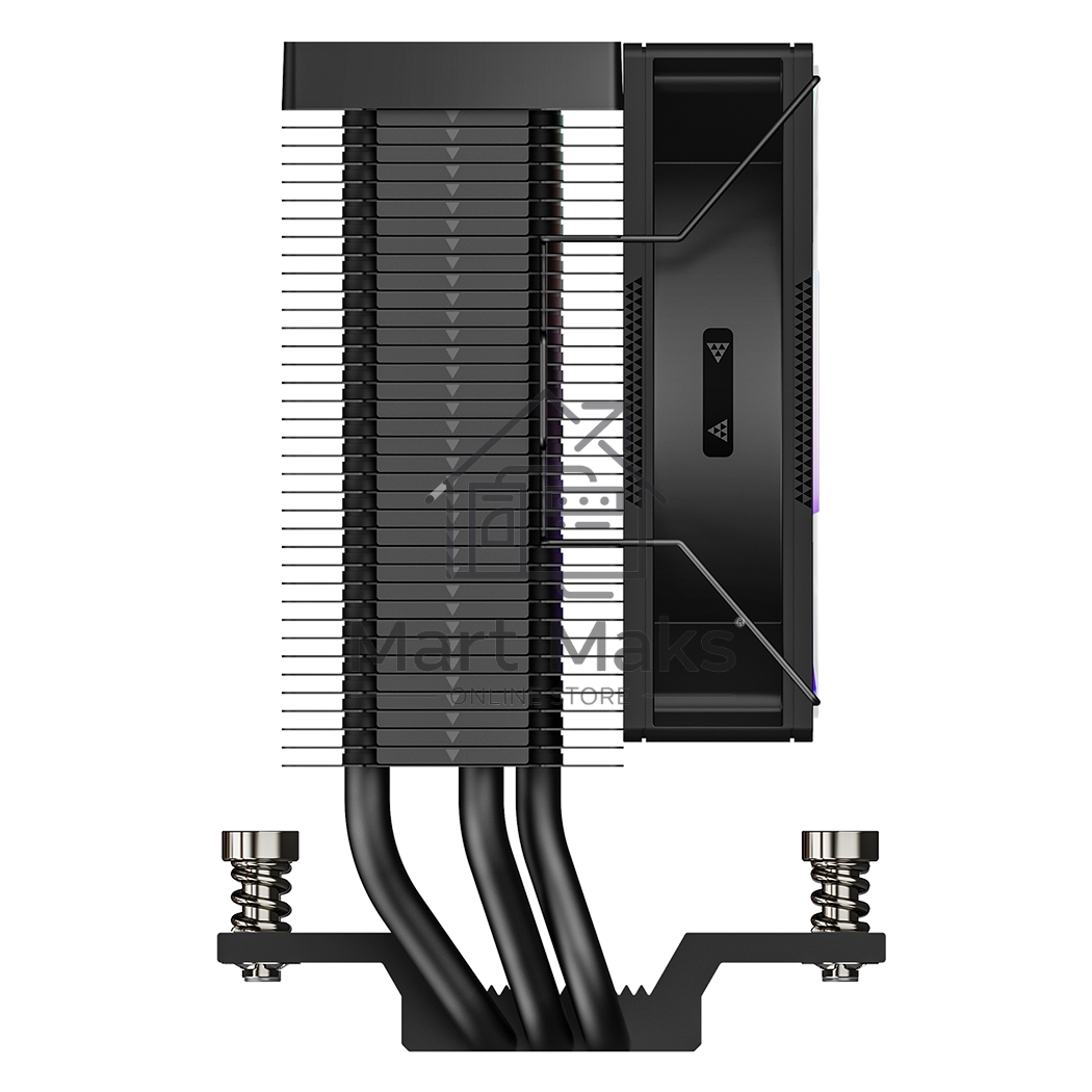 Кулер для процессора PCCooler R300 ARGB BK черный 92мм алюминий+медь 2200rpm 30db 4-pin 150W 133мм
