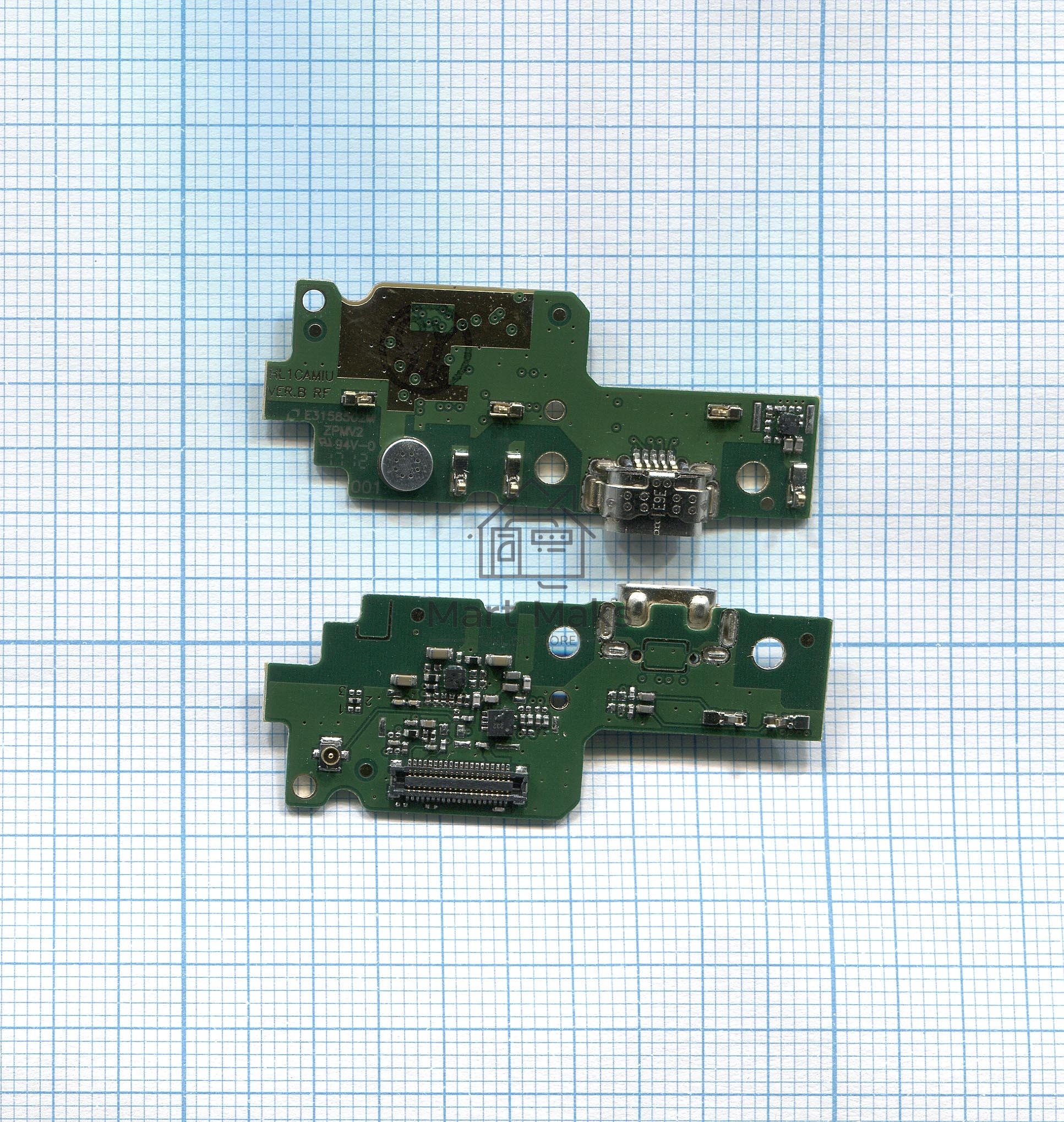 Плата разъема питания с микрофоном для Huawei Y6 II (CAM-L21)
