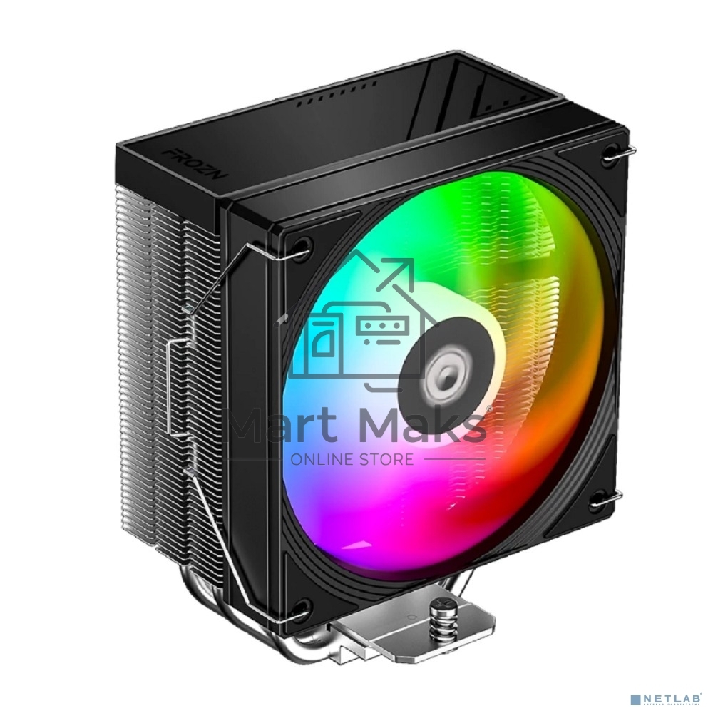 Кулер для процессора ID-COOLING FROZN A410 SE ARGB черный 120мм алюминий/медь 2000rpm 27.2db 180W 152мм