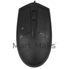 Мышь проводная Perfeo PROFIL черный, 1600 dpi, USB, кнопки - 4