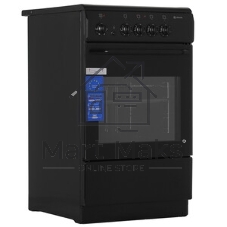 Плита электрическая De Luxe 506004.04ЭС 031 черный, конфорок 4 шт, духовка 60 л, 50 см x 87 см x 60 см