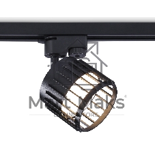 Трековый однофазный светильник Ambrella light GL5349 BK черный GX53 D100*80