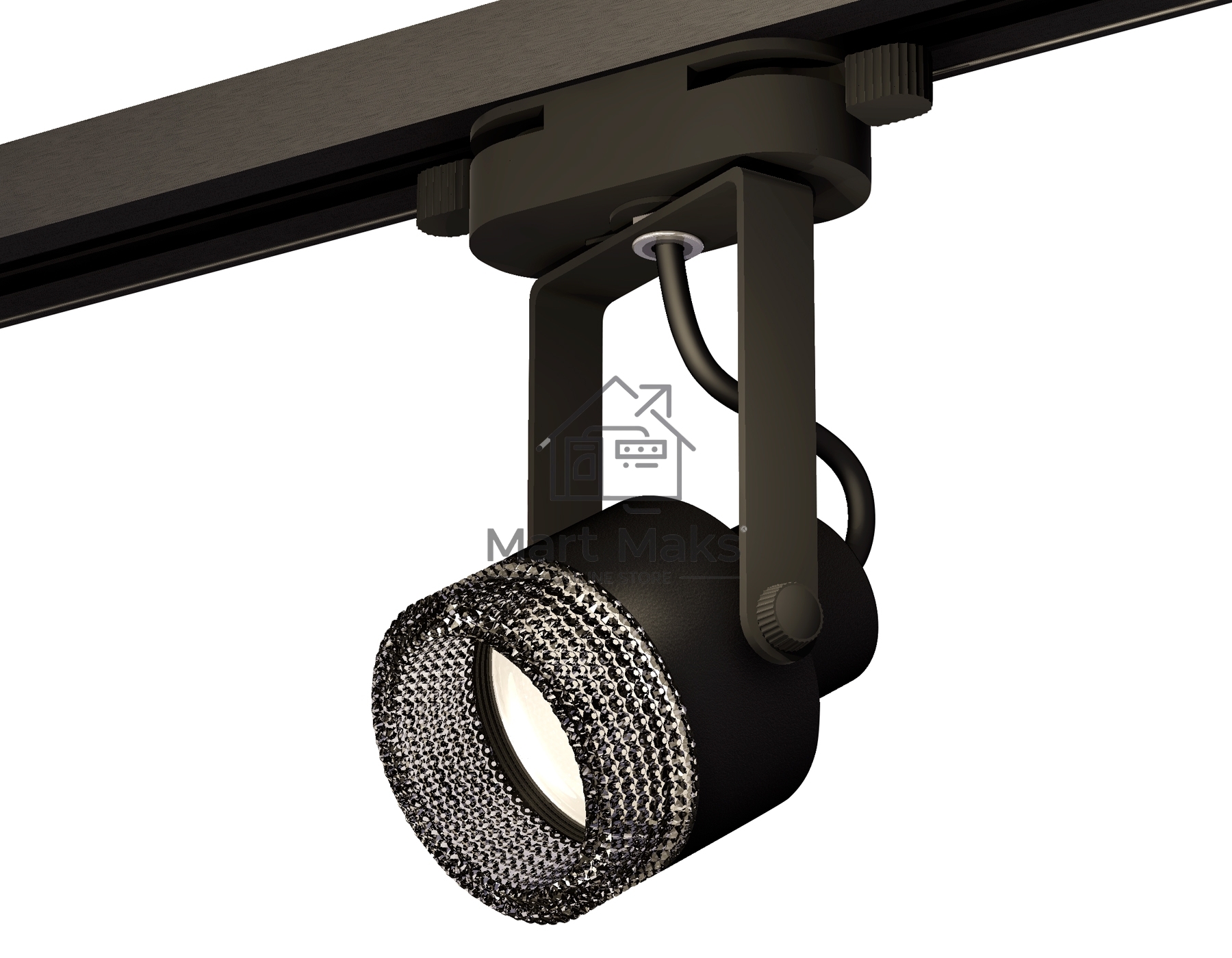 Светильник Ambrella light XT6602061 PBK/BK черный полированный/тонированный MR16 GU10 (C6602, N6151)