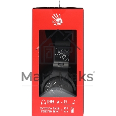 Гарнитура Bloody GR370 черный, беспроводная + проводная, Bluetooth, до 45 ч, подсветка