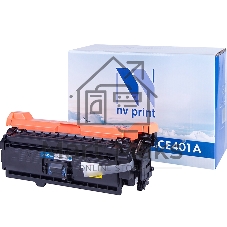 Картридж лазерный NVPrint совместимый HP CE401A Cyan для CLJ Color M551 (6000k)