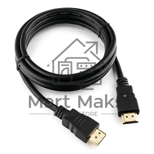 Кабель Cablexpert HDMI CC-HDMI4-6, 19M/19M, v2.0, медь, позол.разъемы, экран, 1.8м, черный, пакет